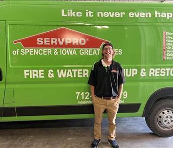 Lee Marshall, team member at SERVPRO of Spencer & Iowa Great Lakes