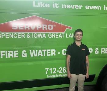 Lisa Rettig, team member at SERVPRO of Spencer & Iowa Great Lakes